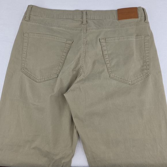 Lucky Brand Men's 410 Athletic Sateen Stretch Jeans Tan Size 36x30 T-3310 - Picture 9 of 10